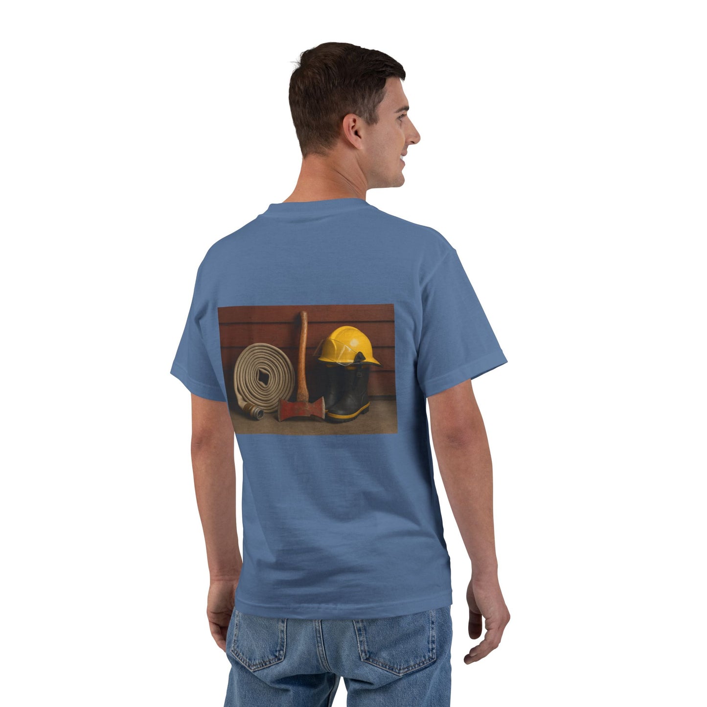 Fire/Rescue Appreciation Men's Short-Sleeve Crewneck Tee