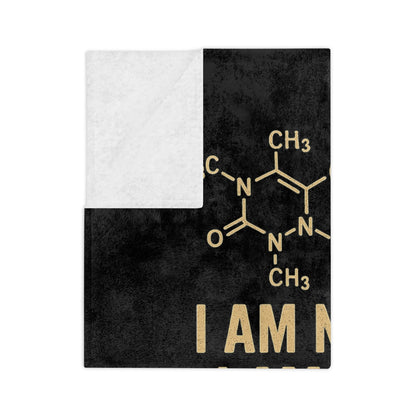 Not An Addict Velveteen Microfiber Blanket