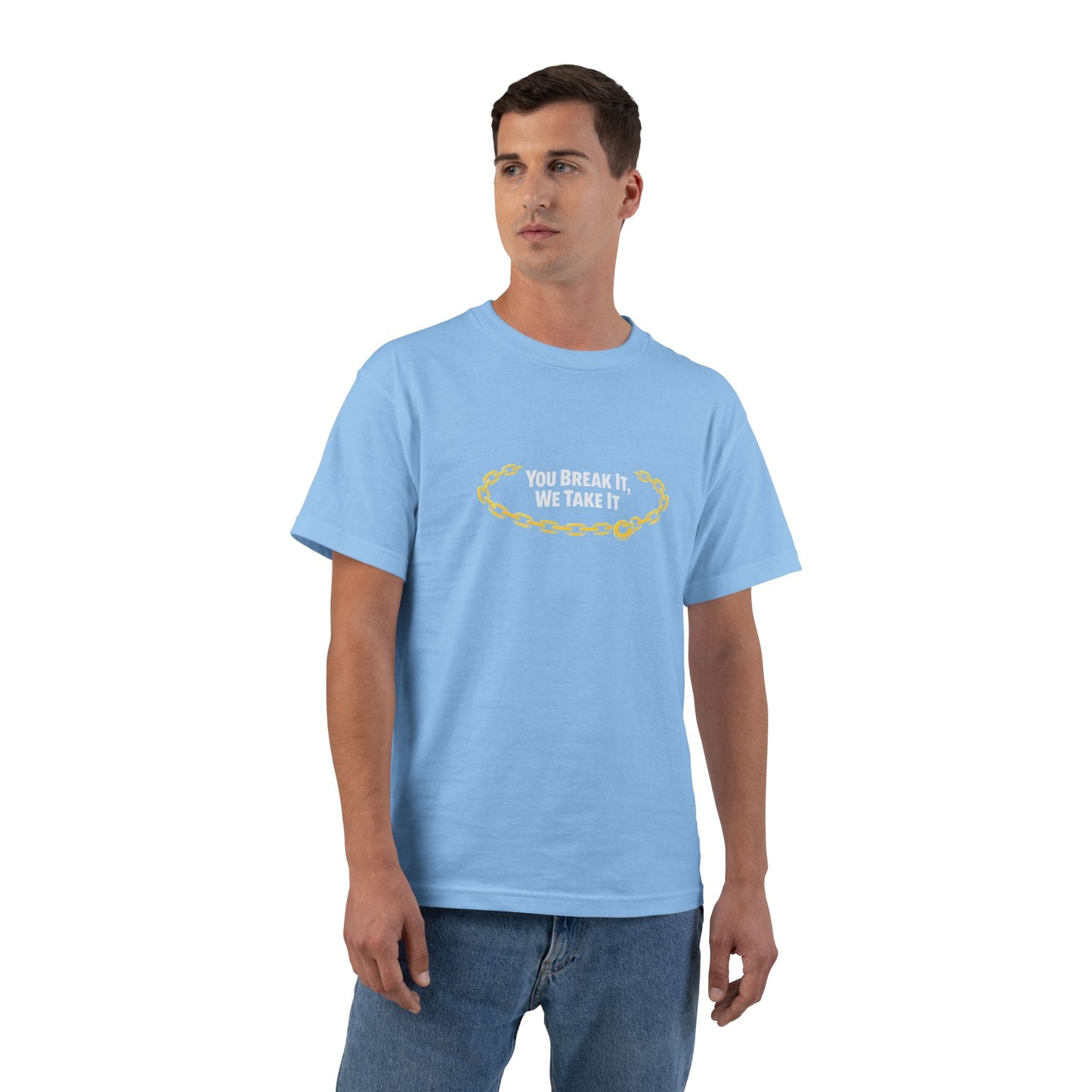 You Break It Men's Short-Sleeve Crewneck Tee