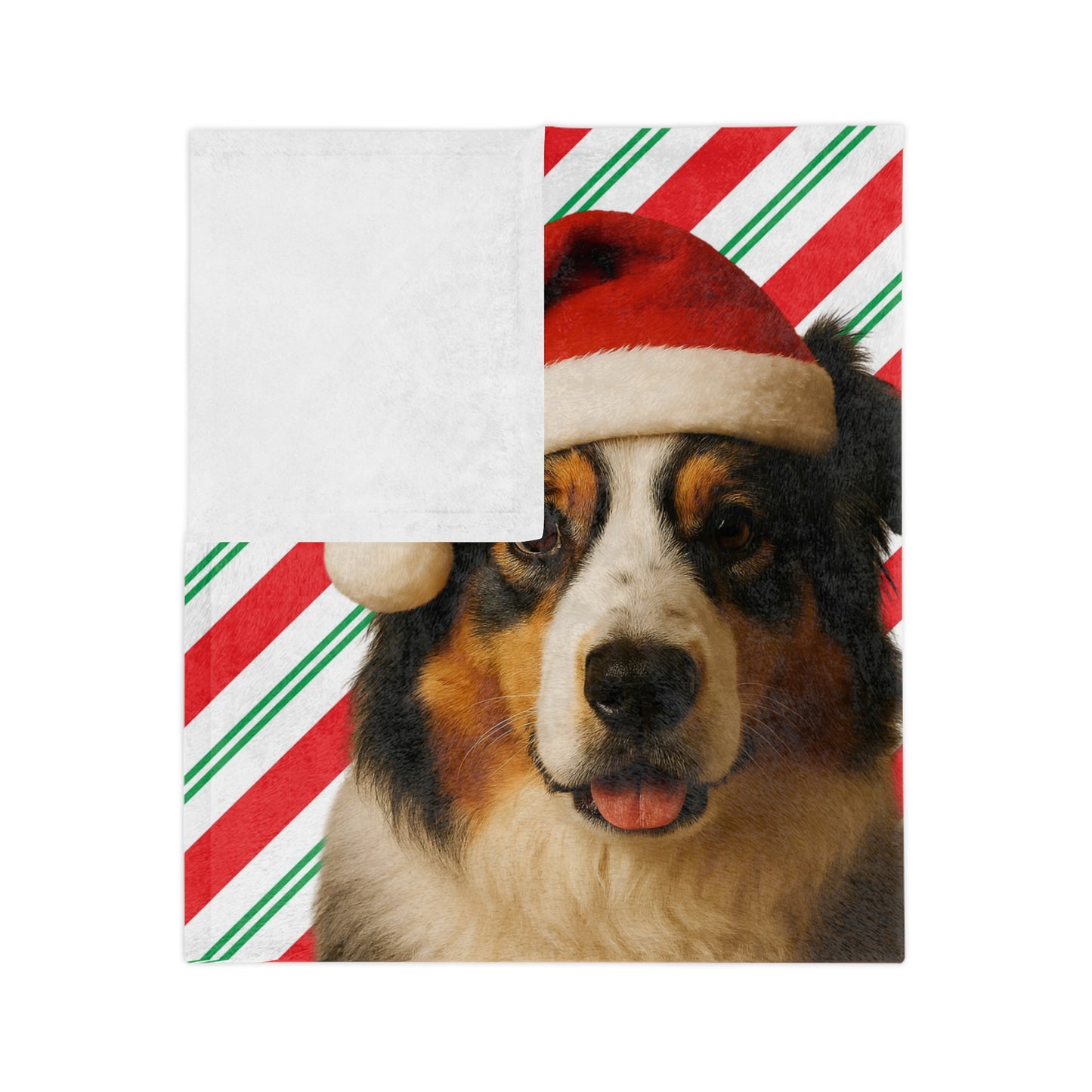 Santa Paws Aussie Velveteen Microfiber Blanket