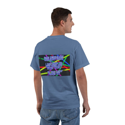 Glow Sticks Men's Short-Sleeve Crewneck Tee