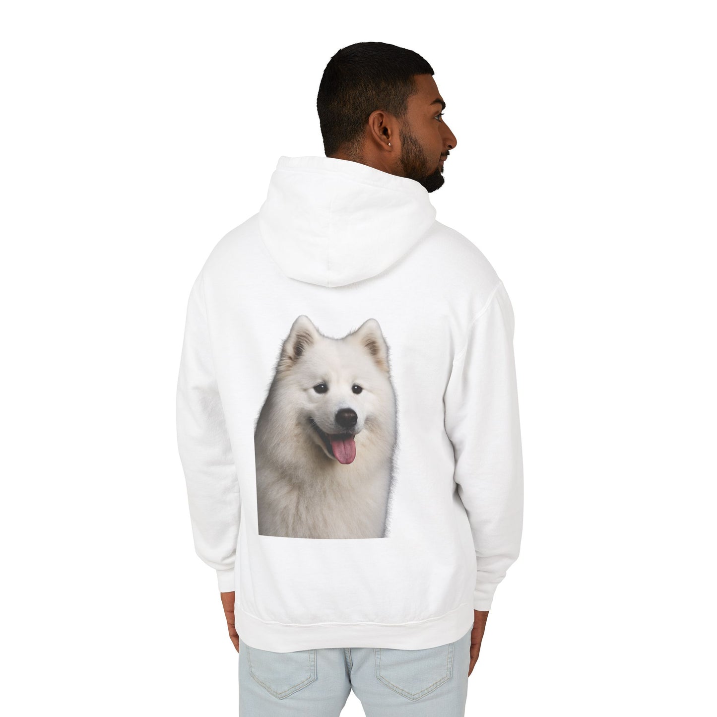 Samoyed Head Unisex Lightweight Hoodie