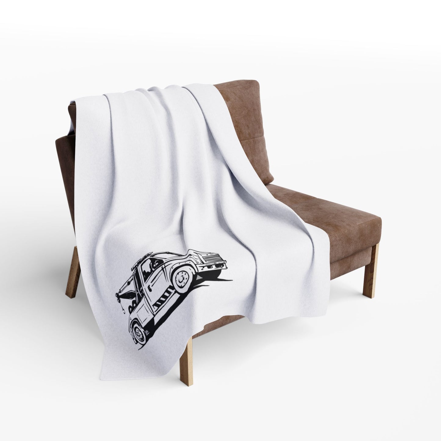 Wheel Lift Tow Truck Arctic Fleece Blanket