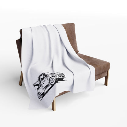 Wheel Lift Tow Truck Arctic Fleece Blanket