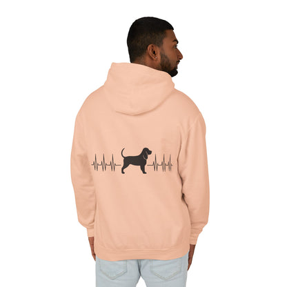 My Heart Beats For Bloodhounds Unisex Lightweight Hoodie