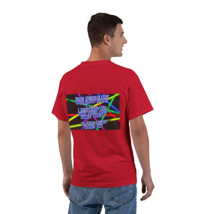 Glow Sticks Men's Short-Sleeve Crewneck Tee