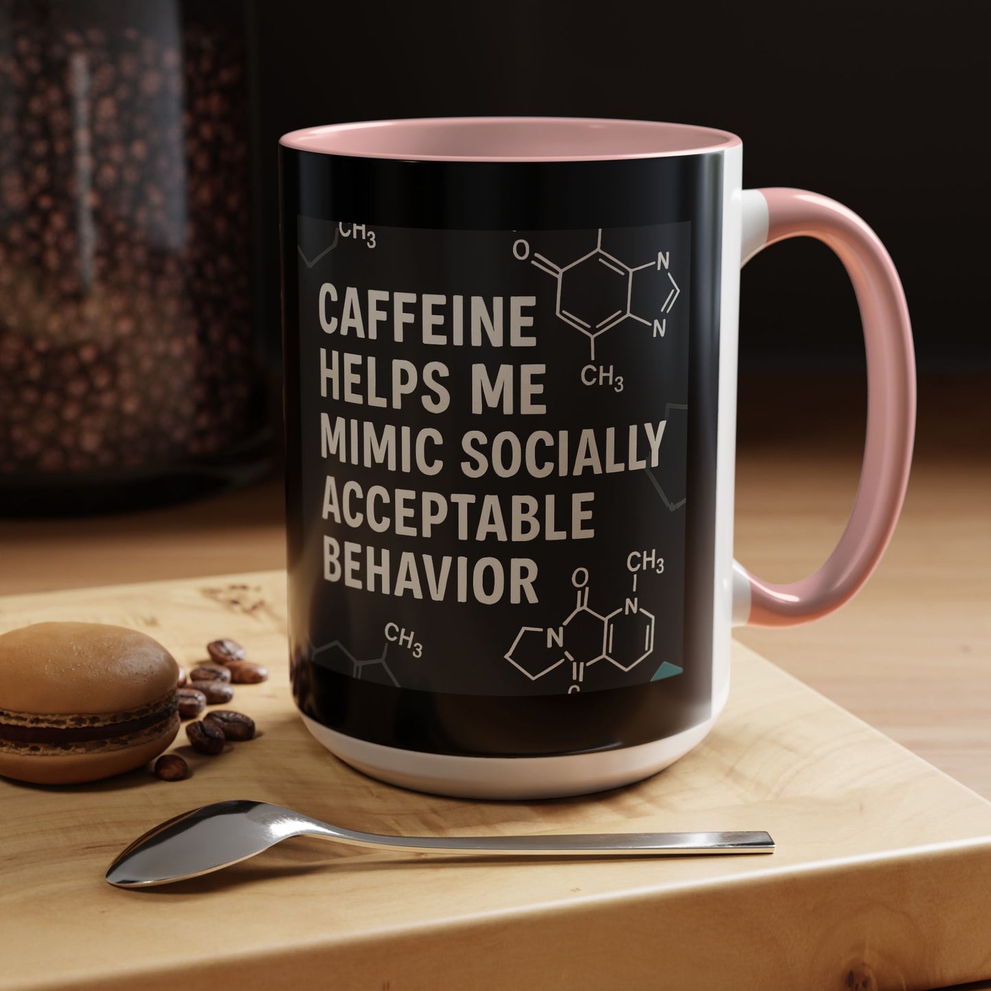 Socially Acceptable 2-Tone Coffee Mug