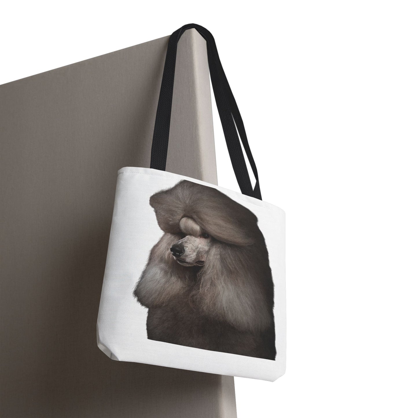 Poodle Head Tote Bag