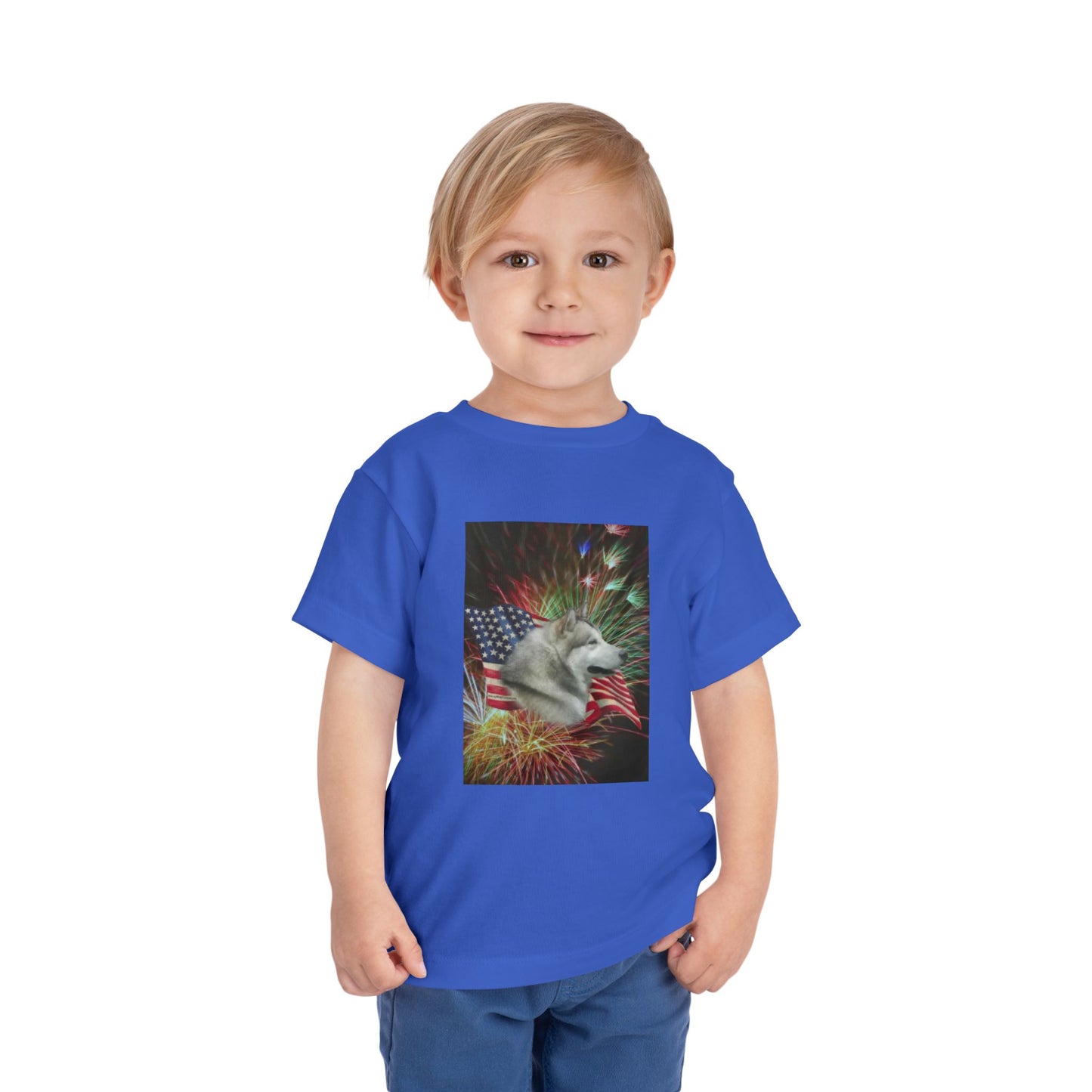 American Malamute Toddler Unisex Short Sleeve Crewneck Tee