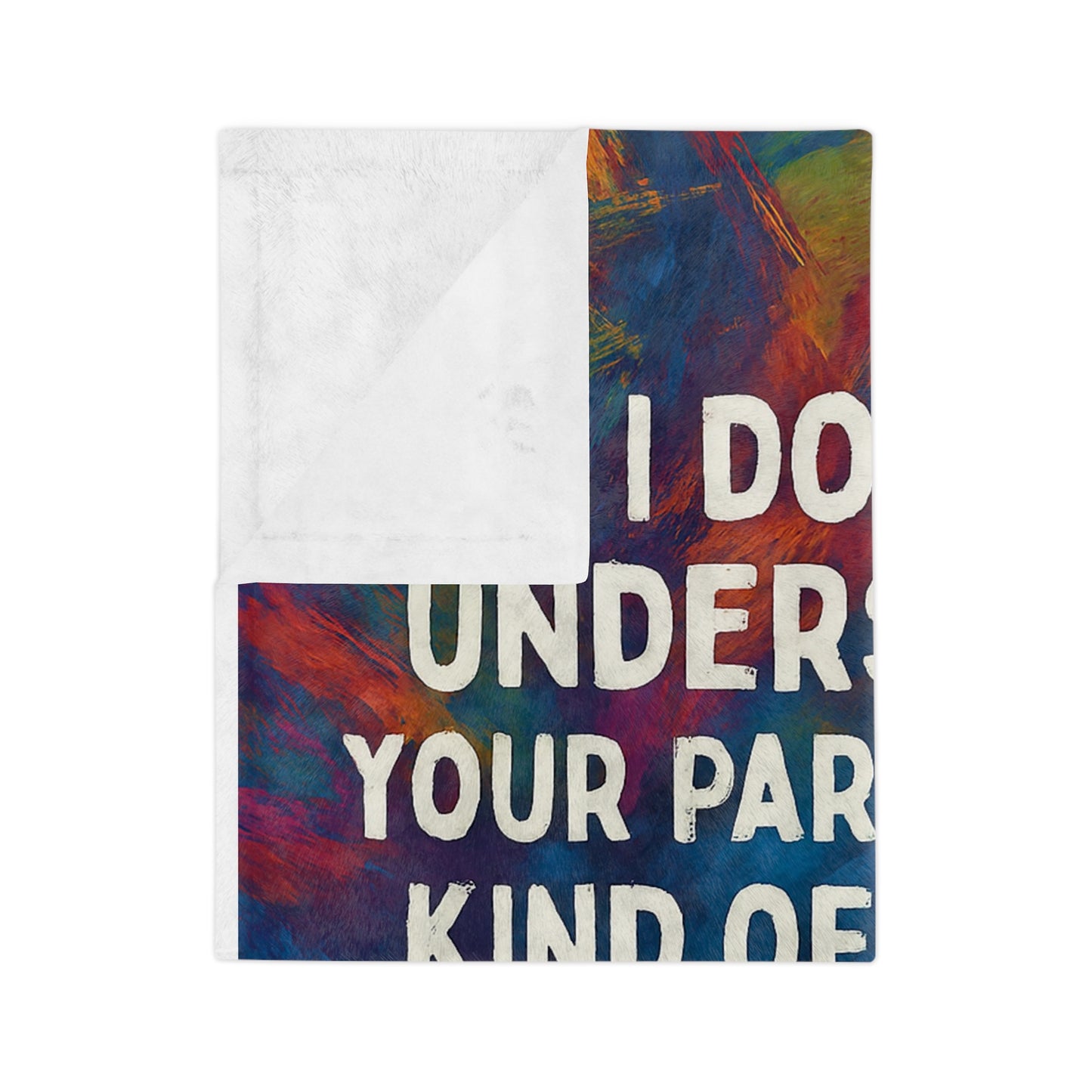 Kind Of Crazy Velveteen Microfiber Blanket
