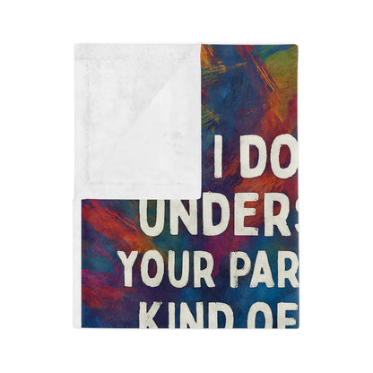 Kind Of Crazy Velveteen Microfiber Blanket