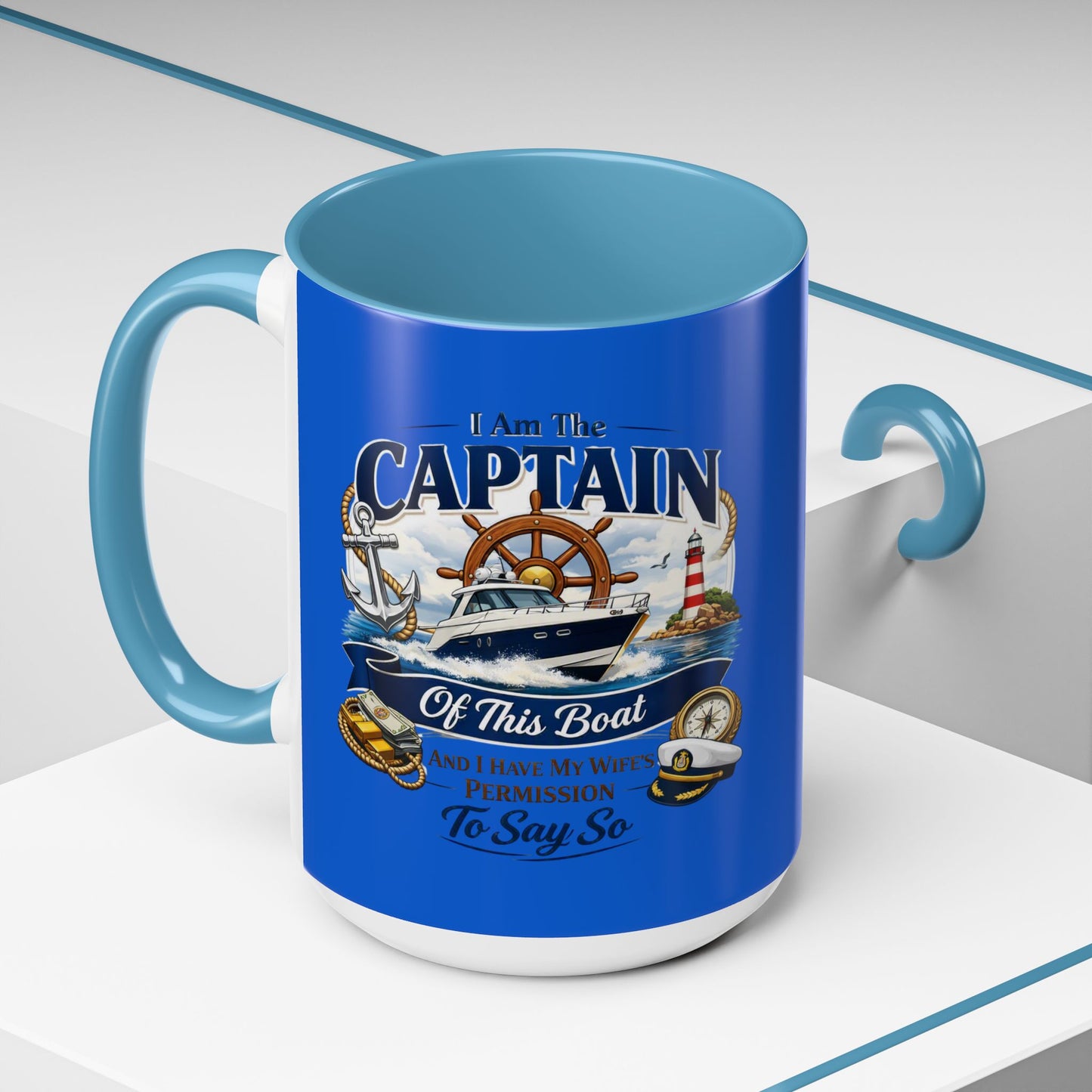 Captain 2-Tone Coffee Mug
