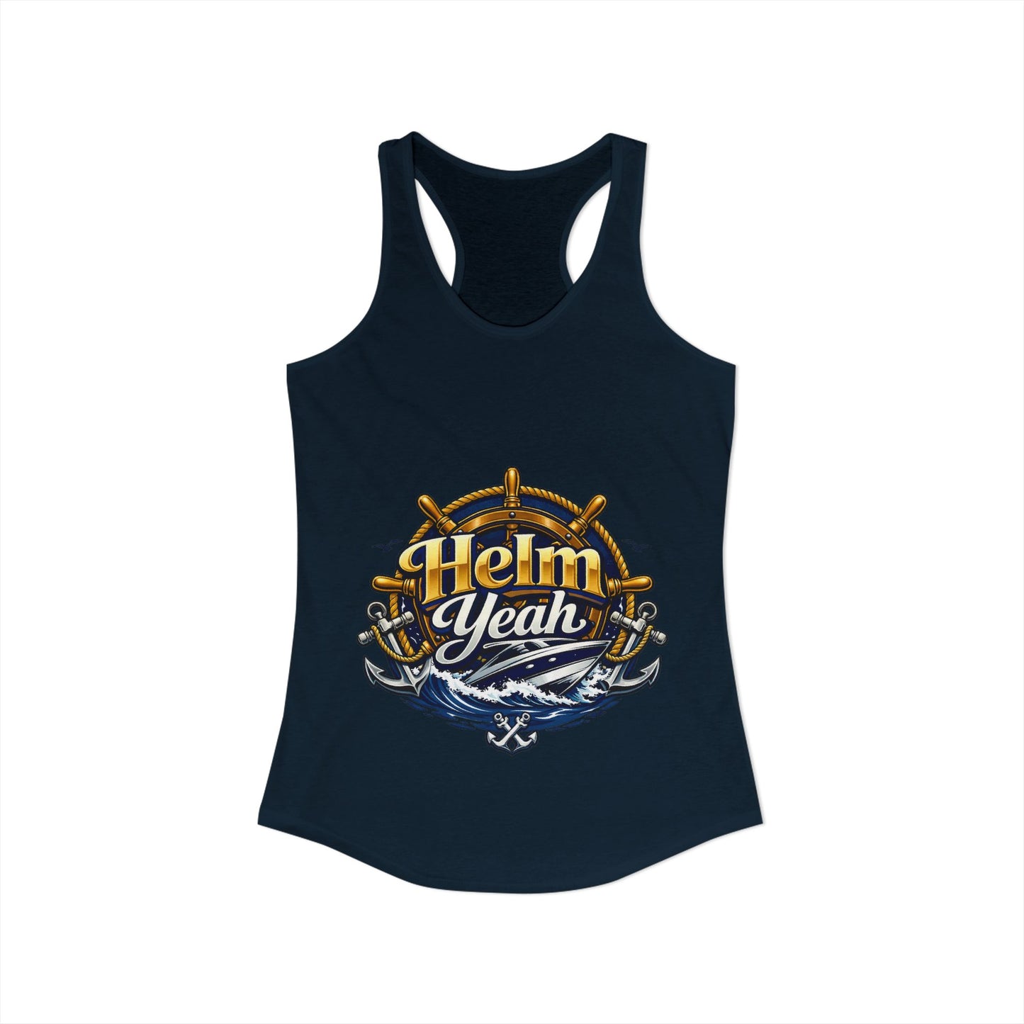 Helm Yeah Women's Racerback Tank