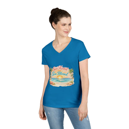 Sun Kissed Women's V-Neck T-Shirt