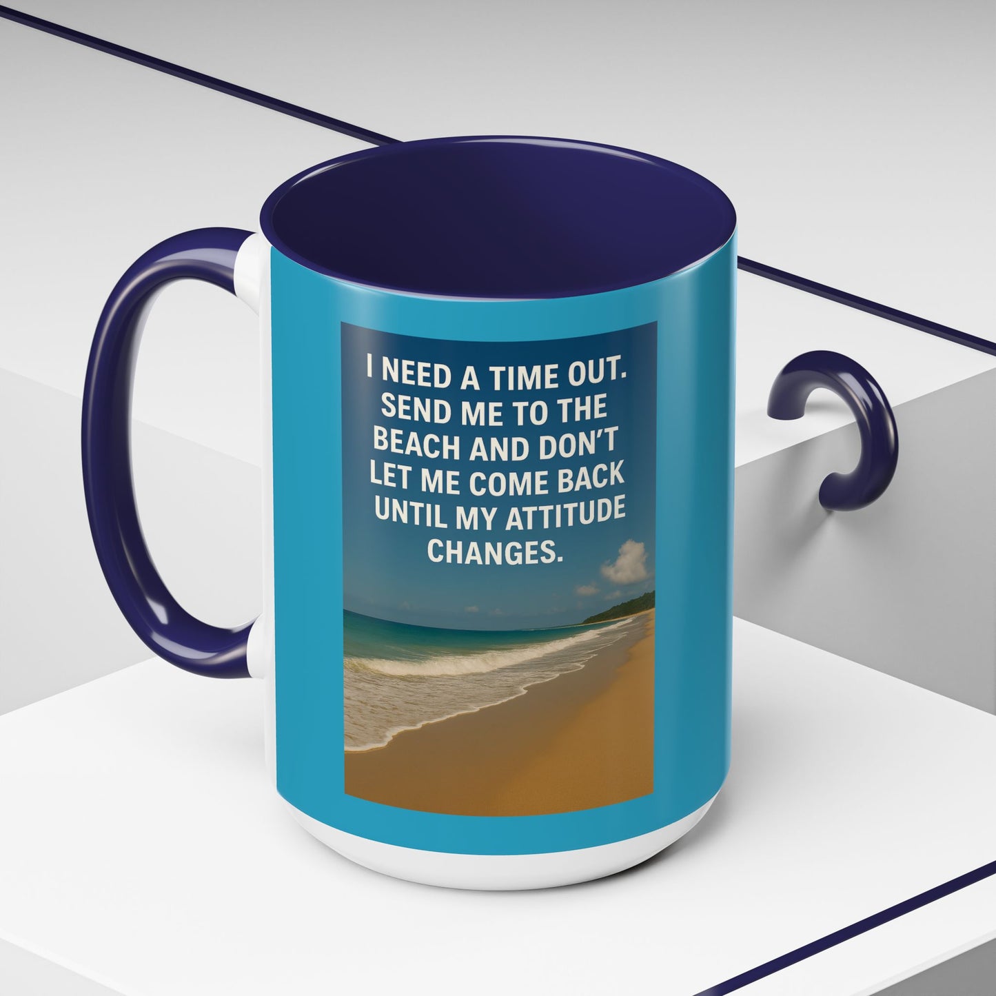 Time Out 2-Tone Coffee Mug
