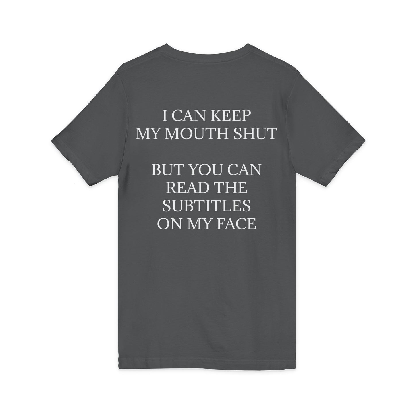 Subtitles Unisex Short Sleeve V-Neck Tee
