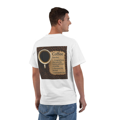 Coffee Definition Men's Short-Sleeve Crewneck Tee