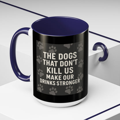 Drinks Stronger 2-Tone Coffee Mug