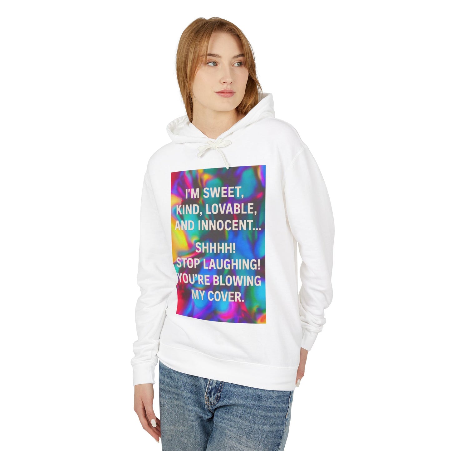 Blowing My Cover Unisex Lightweight Hoodie