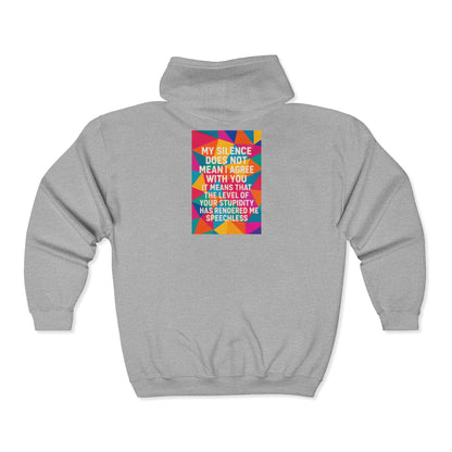 Speechless Unisex Full Zip Hoodie