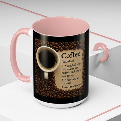 Coffee Definition 2-Tone Coffee Mug
