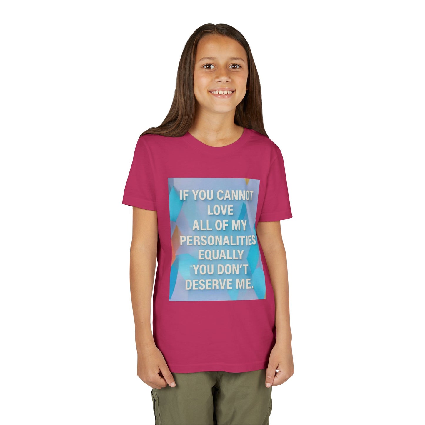 All Of My Personalities Youth Unisex Short Sleeve Crewneck Tee