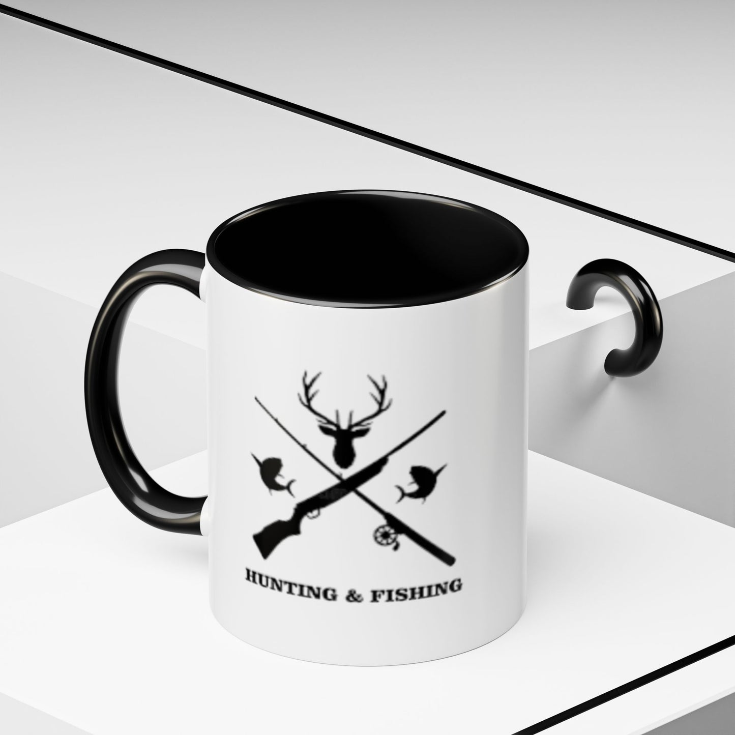 Hunting/Fishing 2-Tone Coffee Mug
