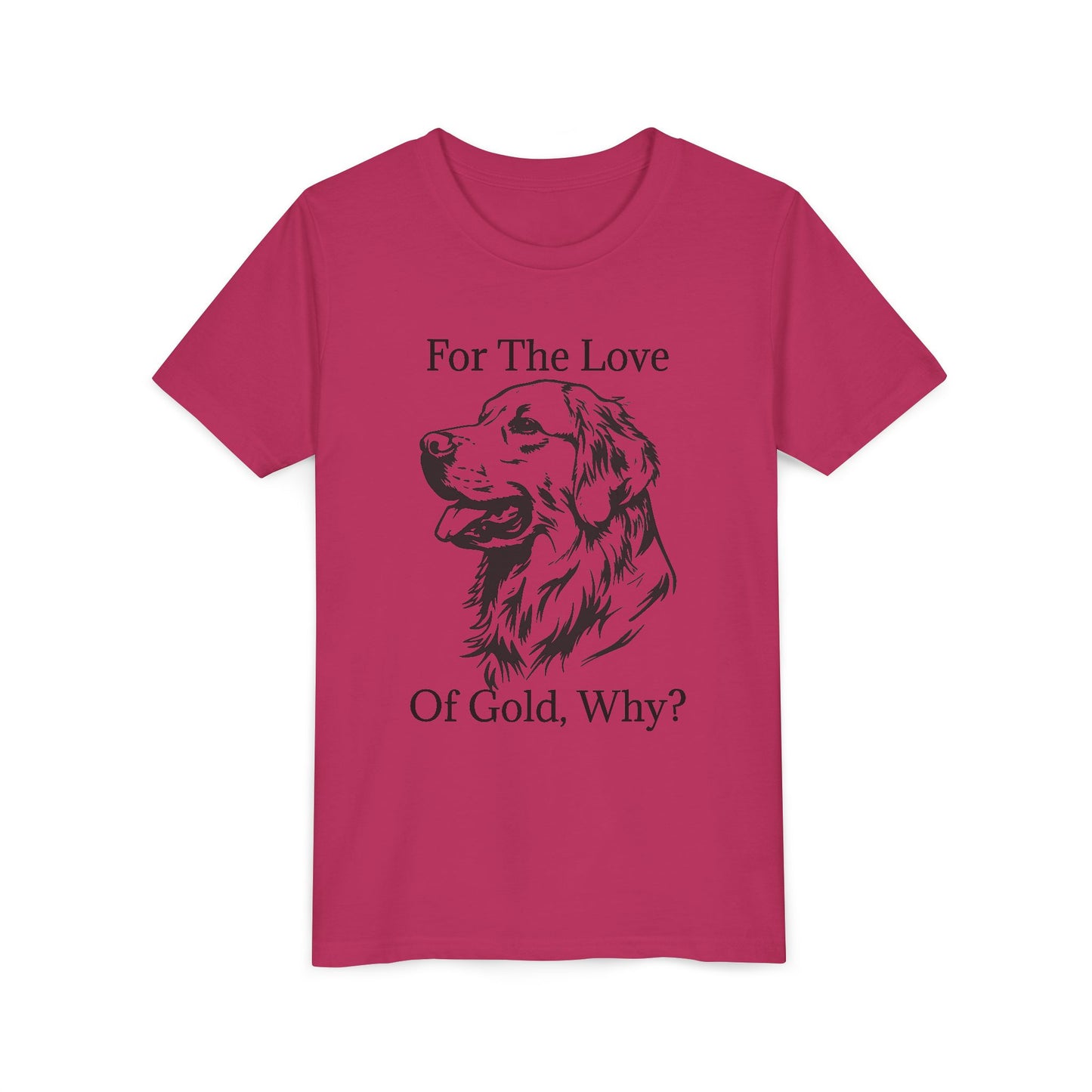 For The Love Of Gold Youth Unisex Short Sleeve Crewneck Tee