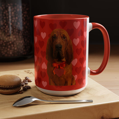 Cupid's Companion Bloodhound 2-Tone Coffee Mug