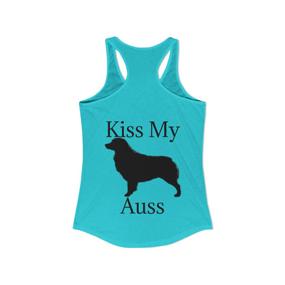 Kiss My Auss Women's Racerback Tank