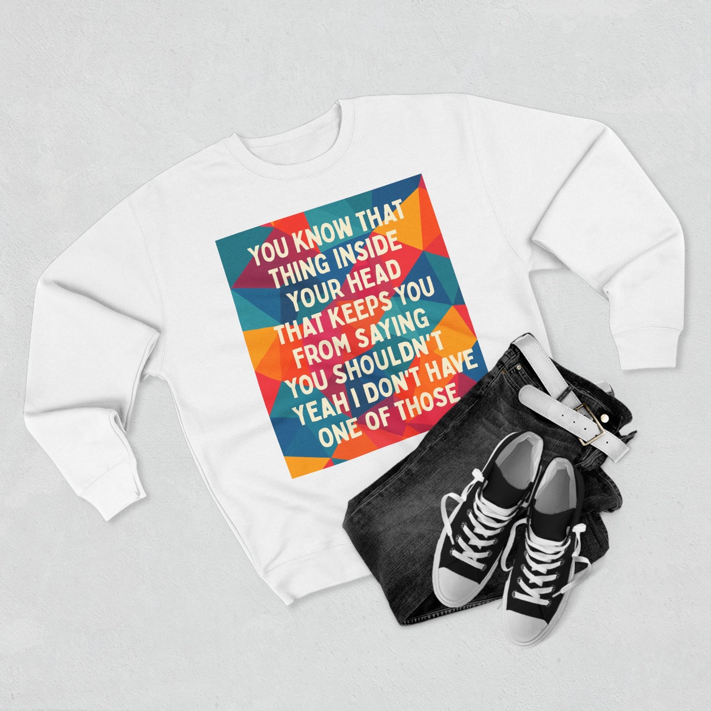 No Filter Unisex Crewneck Sweatshirt