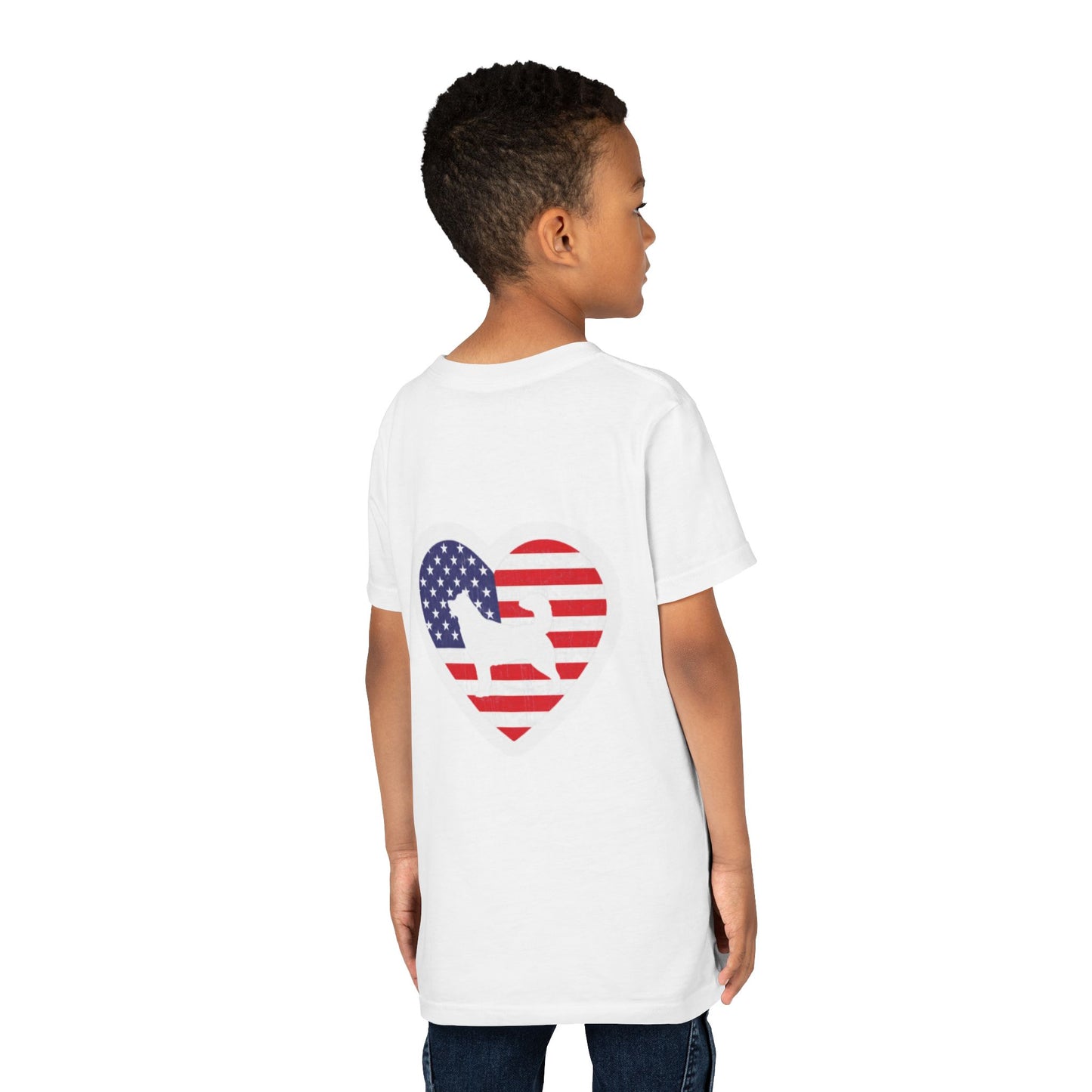 Malamute Flag Youth Unisex Short Sleeve Crewneck Tee