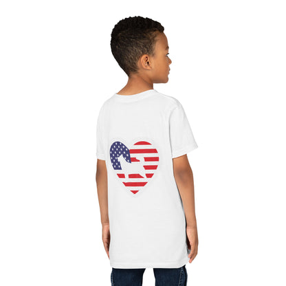 Malamute Flag Youth Unisex Short Sleeve Crewneck Tee