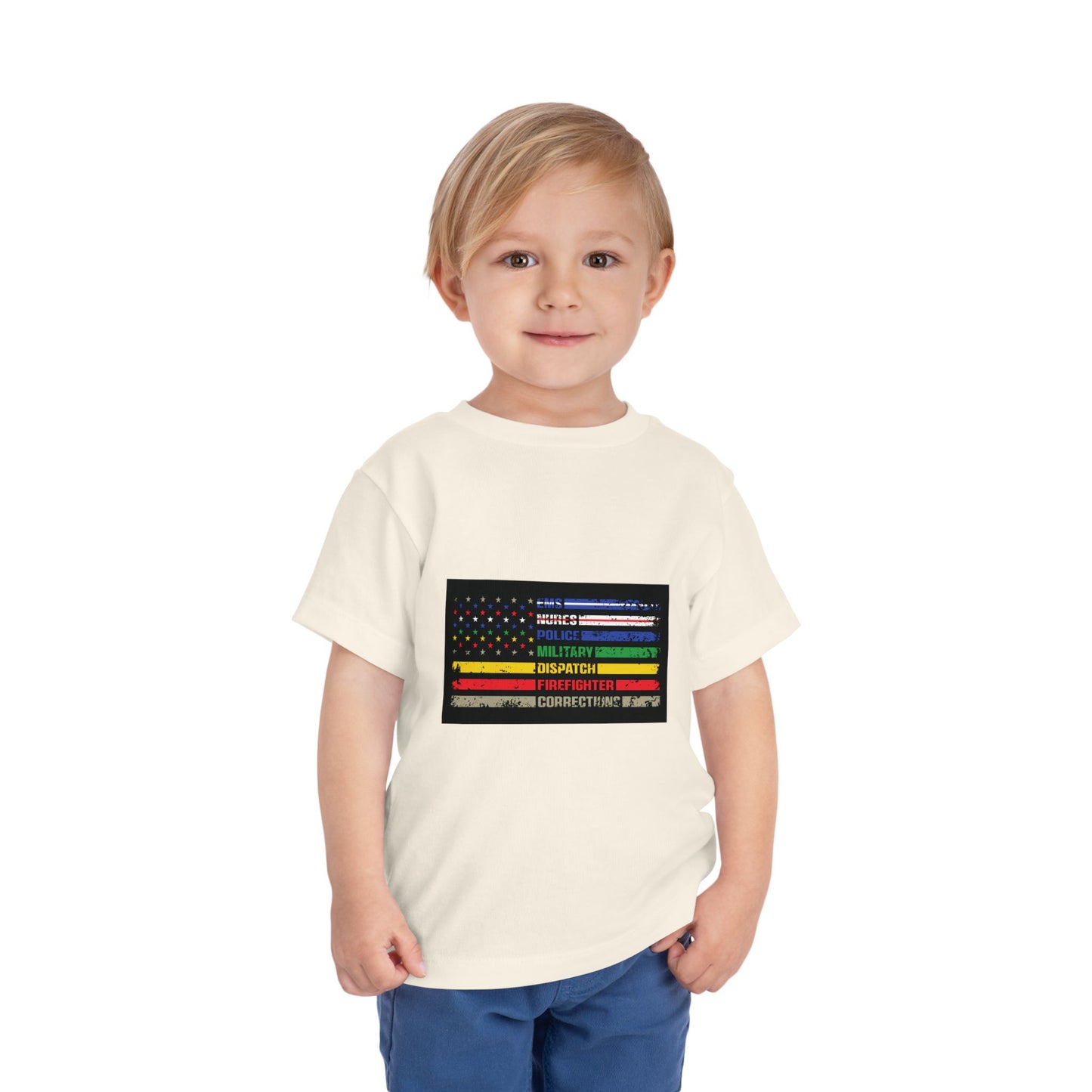 First Responder Toddler Unisex Short Sleeve Crewneck Tee