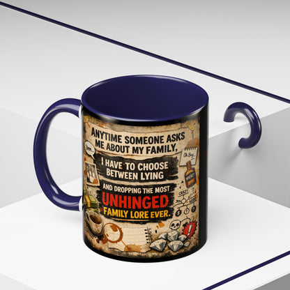 Unhinged Family 2-Tone Coffee Mug