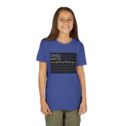 Thin Yellow Line Youth Unisex Short Sleeve Crewneck Tee