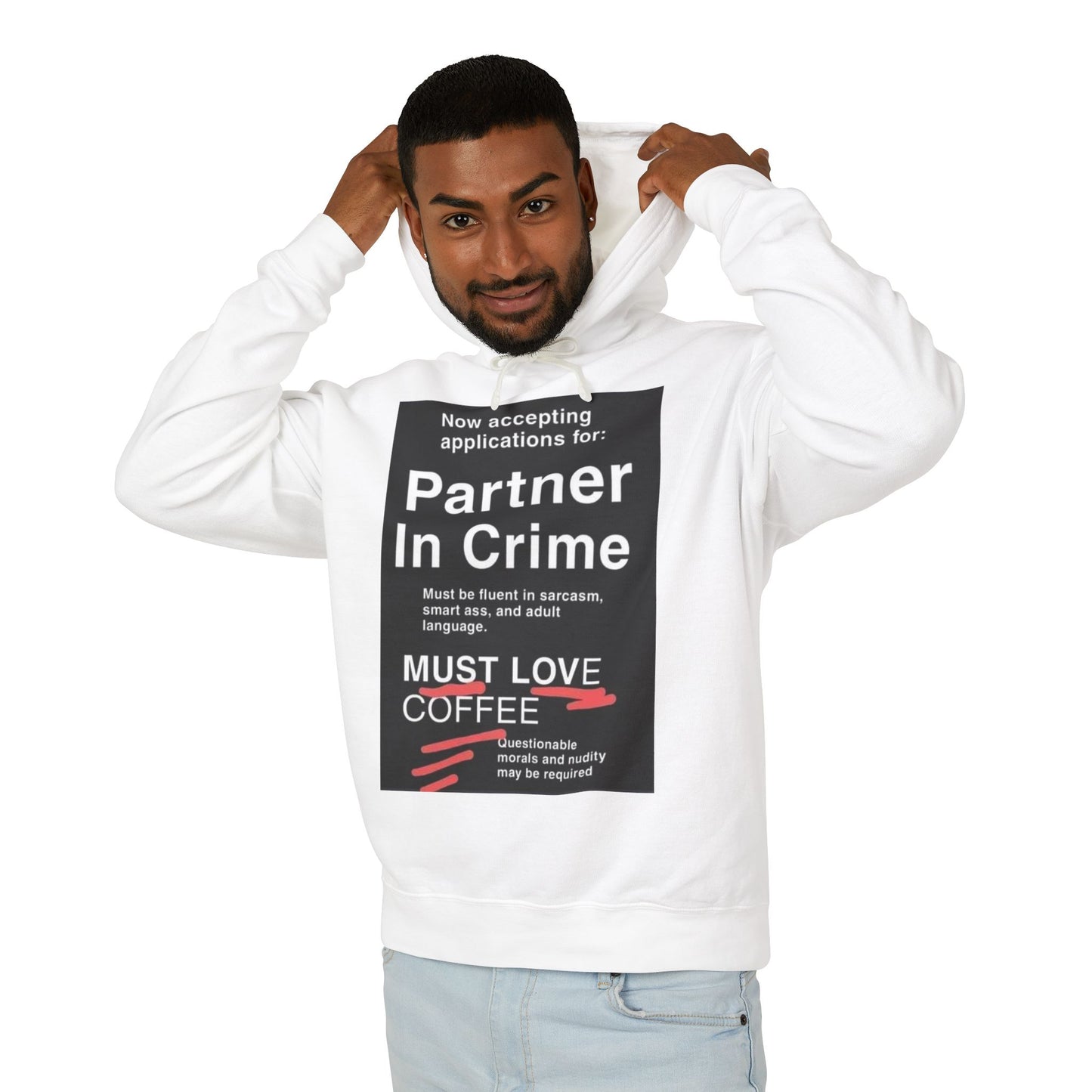 Partner In Crime Unisex Lightweight Hoodie