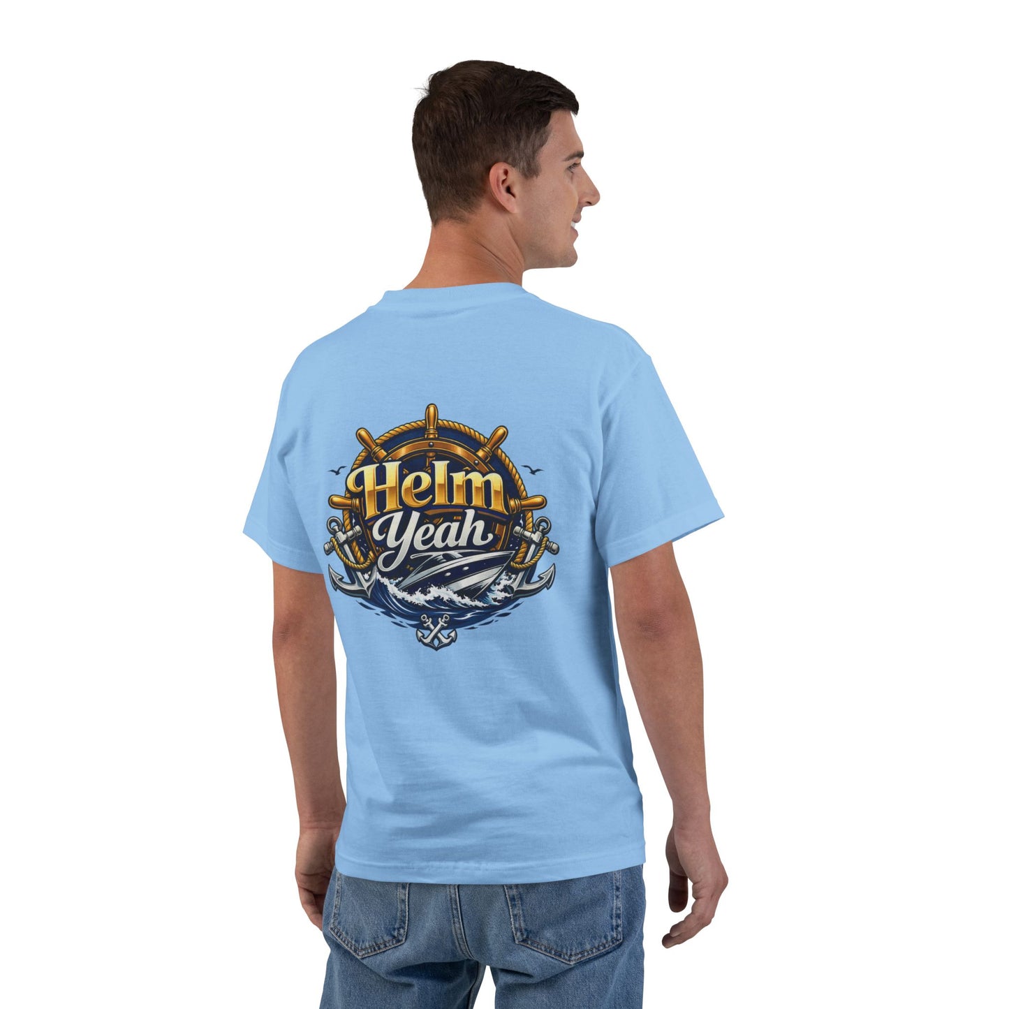 Helm Yeah Men's Short-Sleeve Crewneck Tee