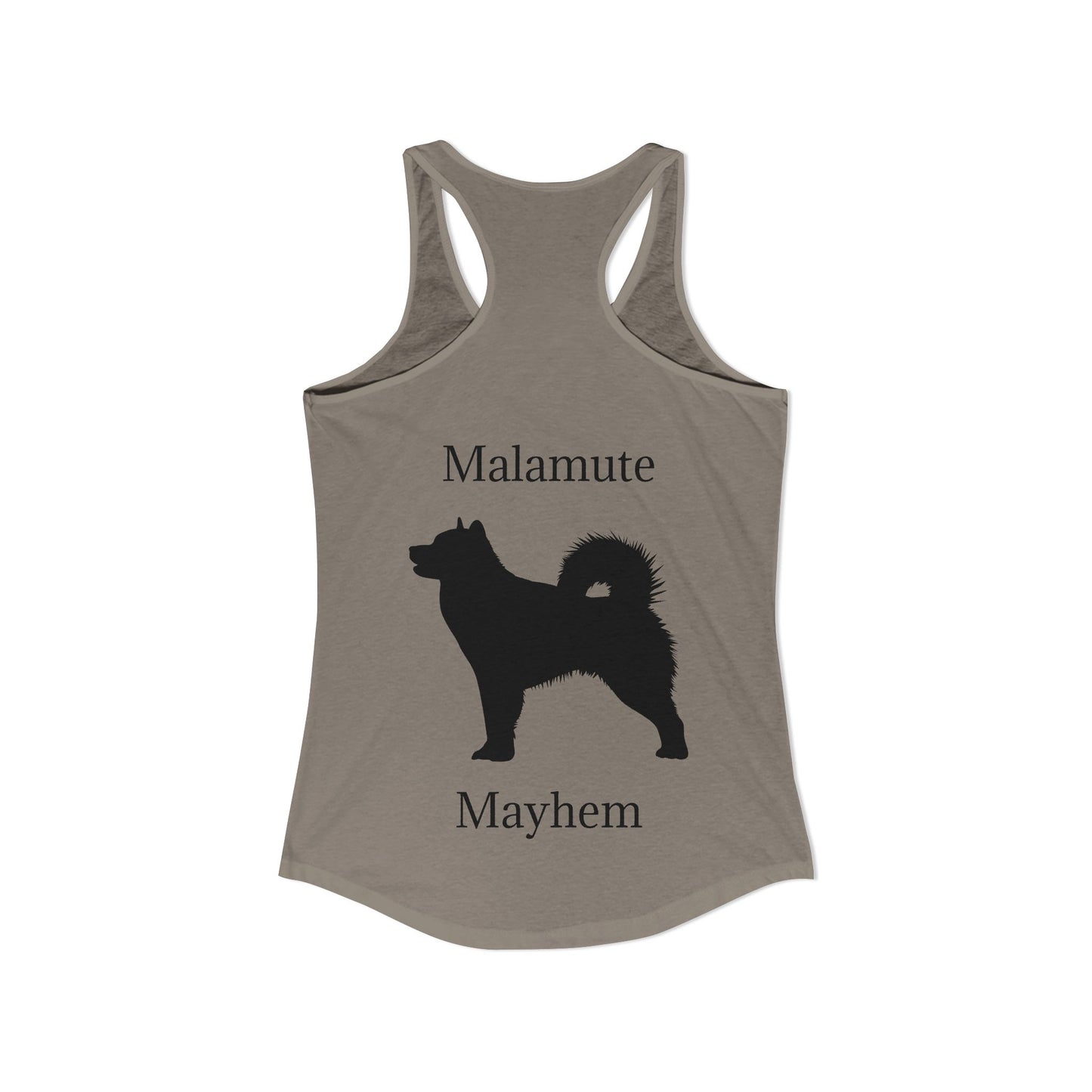 Malamute Mayhem Women's Racerback Tank