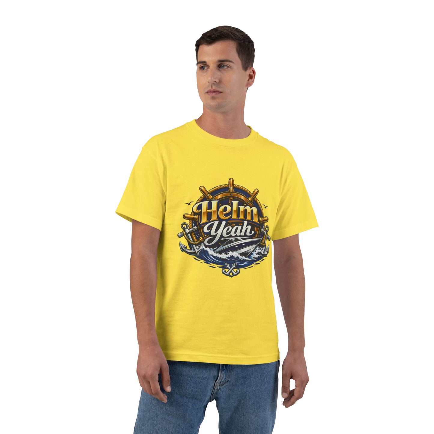 Helm Yeah Men's Short-Sleeve Crewneck Tee