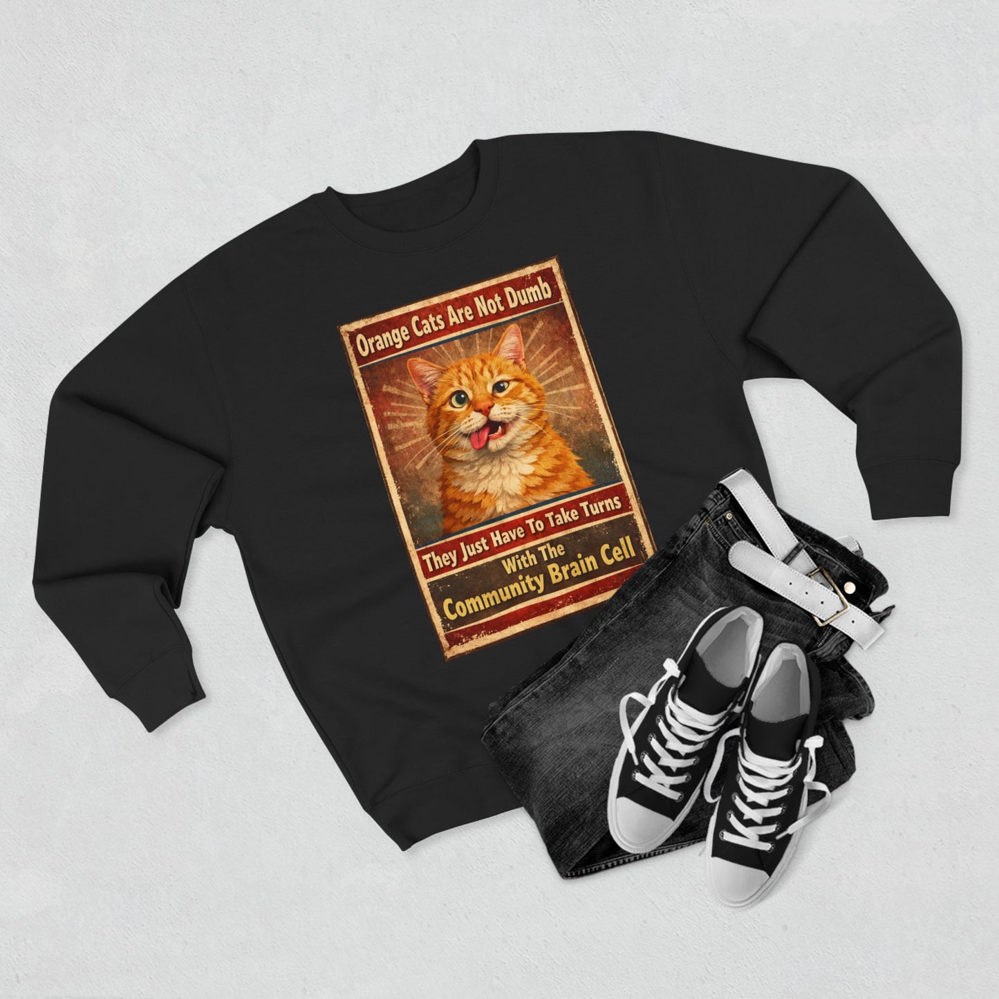 Community Brain Cell Unisex Crewneck Sweatshirt