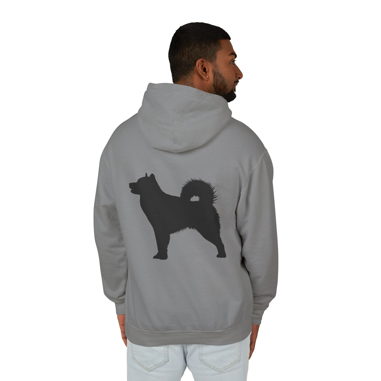 Malamute Silhouette Unisex Lightweight Hoodie