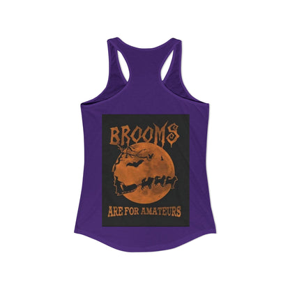 Brooms Are For Amateurs Women's Racerback Tank