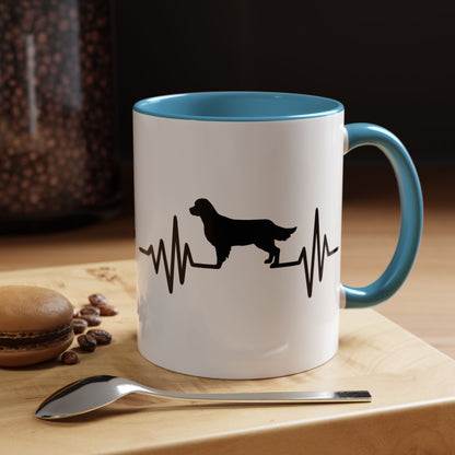 My Heart Beats For Goldens 2-Tone Coffee Mug