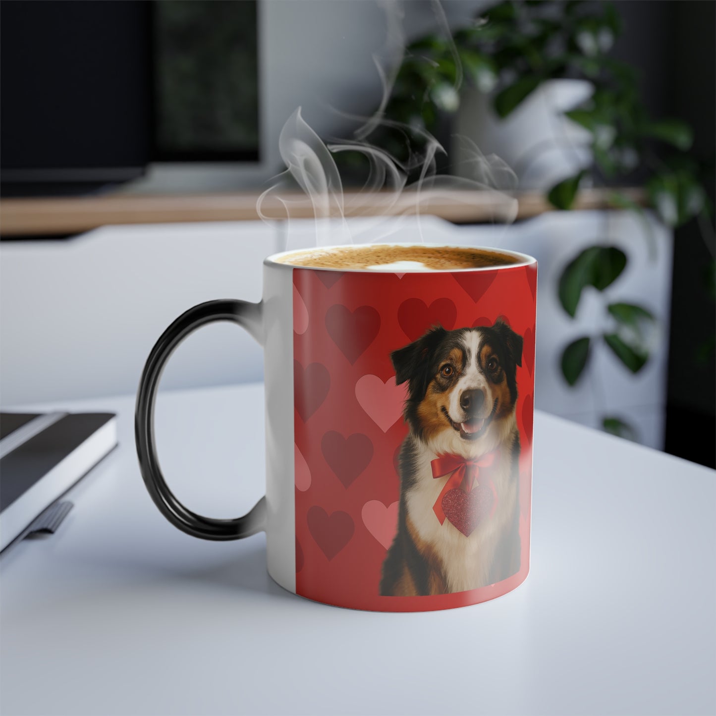 Cupid's Companion Aussie Color Changing Mug