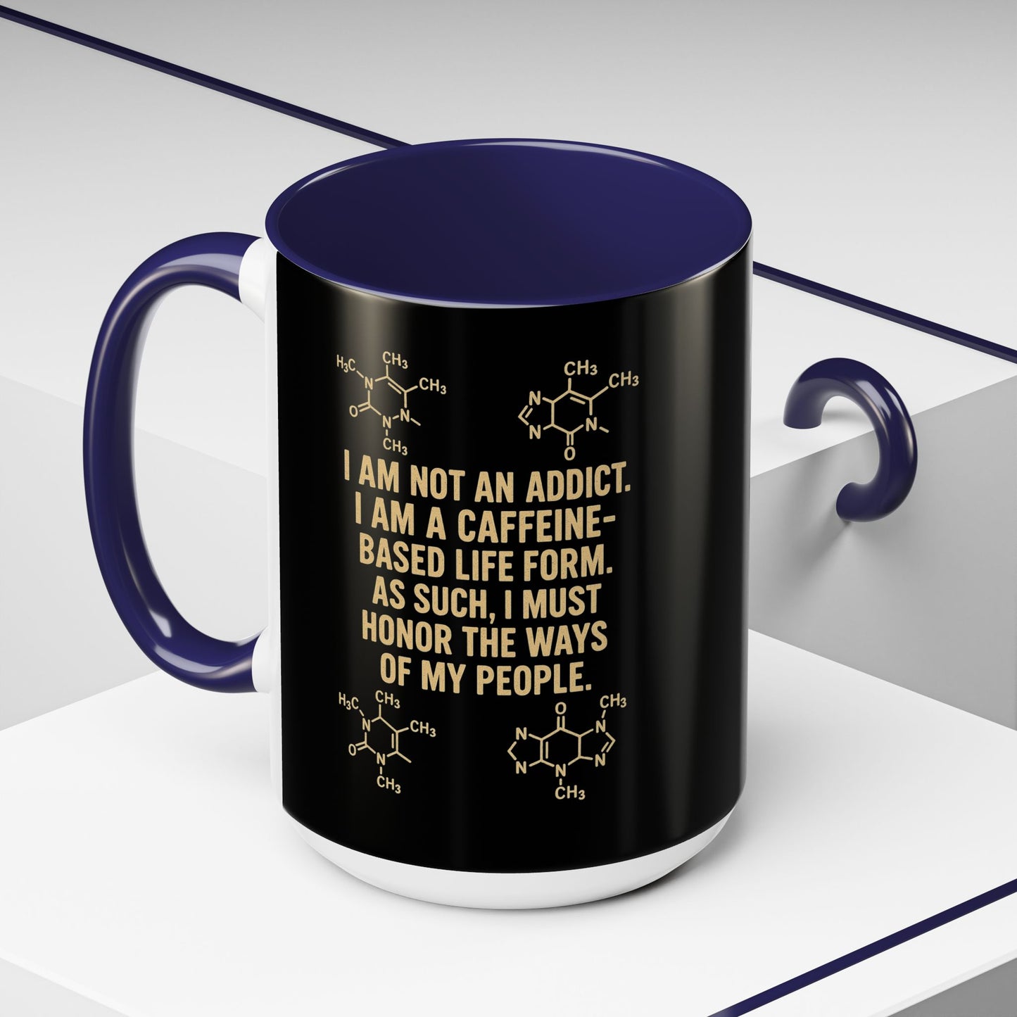 Not An Addict 2-Tone Coffee Mug