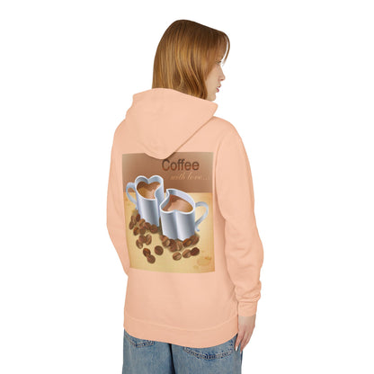 Coffee With Love Unisex Lightweight Hoodie