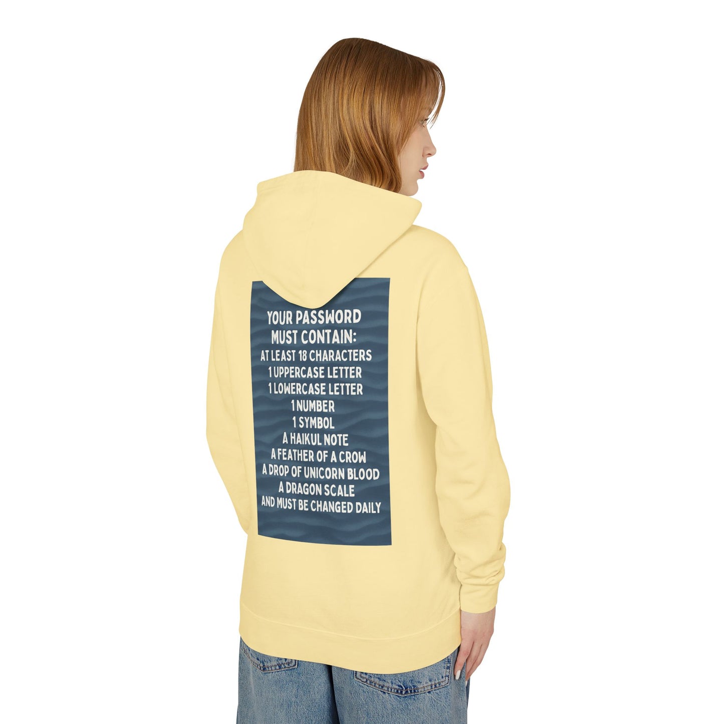 Password Unisex Lightweight Hoodie