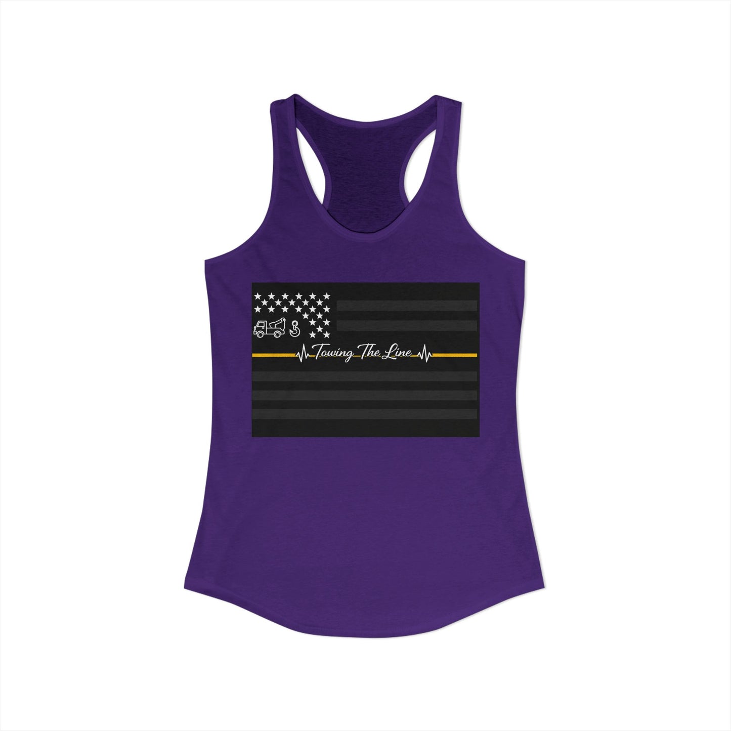 Thin Yellow Line Women's Racerback Tank