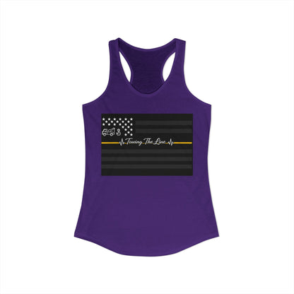 Thin Yellow Line Women's Racerback Tank